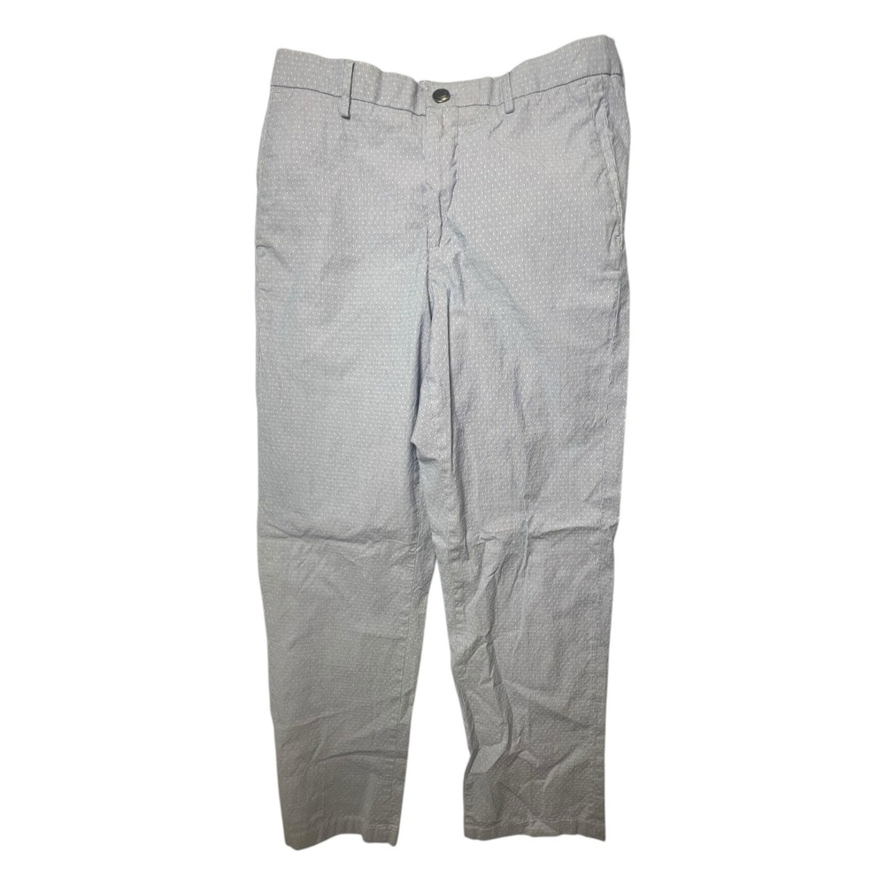Murano Men's 30x30 Blue Patterned Pants – Modern Casual Style